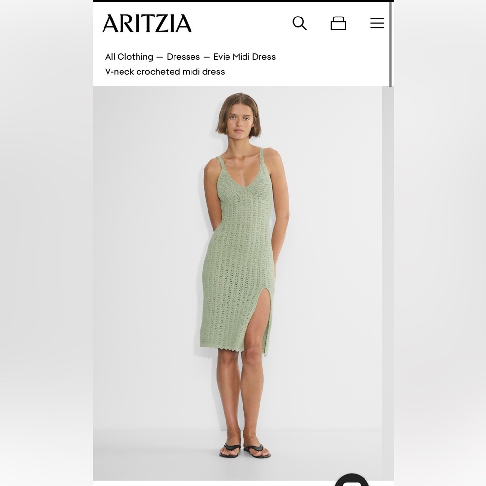 NWT Wilfred Evie Midi Dress